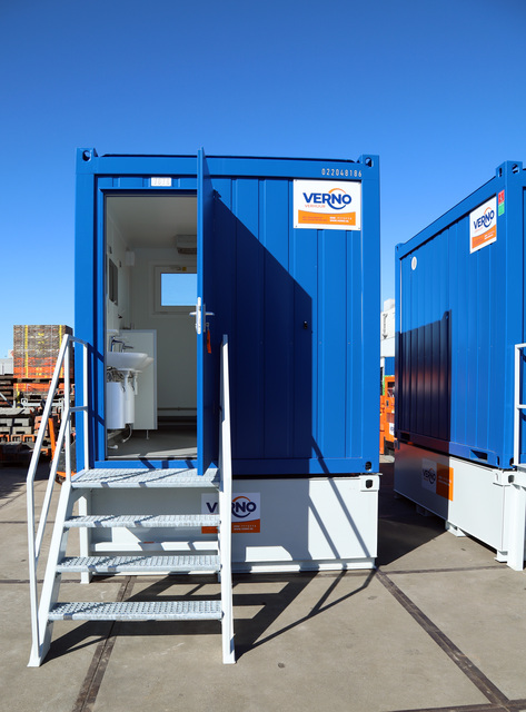 Sanitair unit 10ft huren