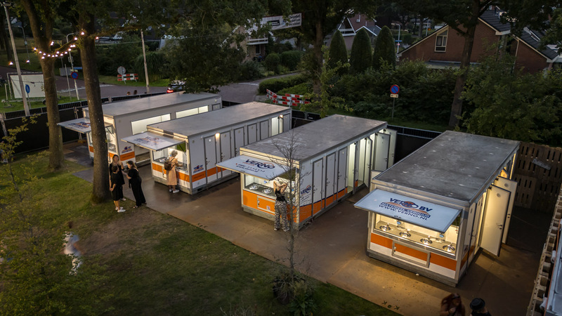 Toilet-unit (max. 14 personen) huren