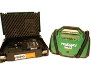 Compressor accu ten behoeve van rioolafsluiters met open koffer