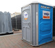 Toegankelijk mindervaliden toilet op evenementenlocatie.