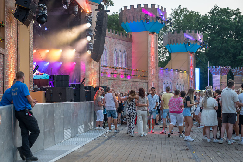 Stage barrier | 1 meter | Aluminium huren