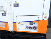 100 kVA Aggregaat 400V diesel  Supergeluidgedempt bedieningspaneel