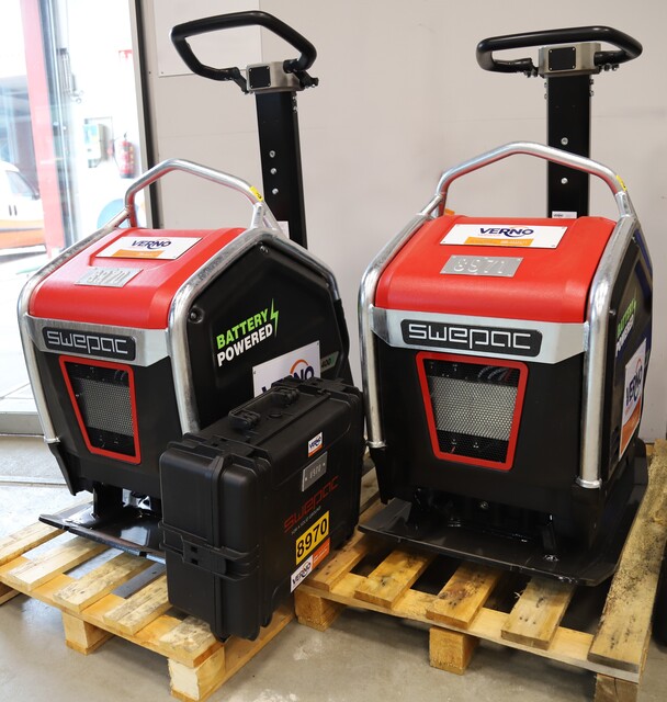 Trilplaat accu 55 kN | emissieloos | 100% elektrisch huren