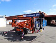 Knik-telescoophoogwerker | 
17 meter | Rups-Spin