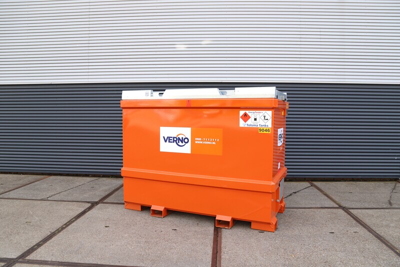 Brandstoftank 3.000 liter | IBC keur | Met pompinstallatie huren