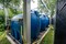 Aquapress-unit 15000 liter in gebruik tijdens evenement.