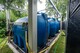 Aquapress-unit 15000 liter in gebruik tijdens evenement.